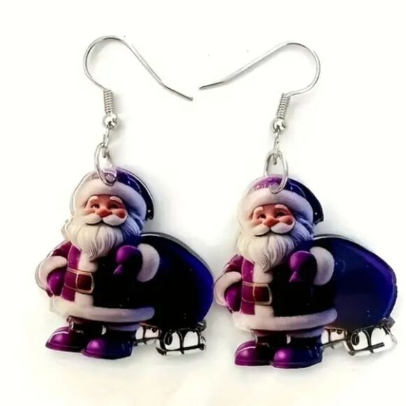Hand crafted Festive dangle earrings - Picture 5 of 7